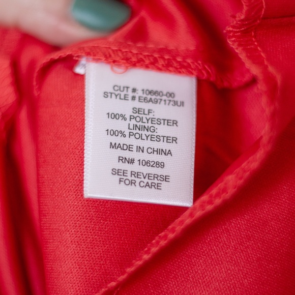 Trixxi | Red High/Low Lace Dress (Juniors) - Picture 7 of 7